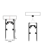 Load image into Gallery viewer, Magnetic Track (surface) 2m