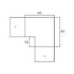 Load image into Gallery viewer, Magnetick Track Corner Connector (surface)