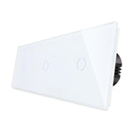 Load image into Gallery viewer, One gang, one gang, one gang touch switch  (white, glass) - Springswitches