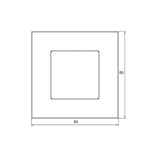 Load image into Gallery viewer, 1 frame (Royla Stone Aurora Bianco)