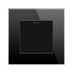 Load image into Gallery viewer, One gang mechanical switch (black, glass) - Springswitches