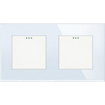 Load image into Gallery viewer, One gang, one gang, mechanical switch (white, glass) - Springswitches