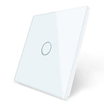 Load image into Gallery viewer, 1 gang glass panel white