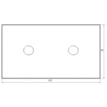 Load image into Gallery viewer, 3 gang 2 gang glass panel black