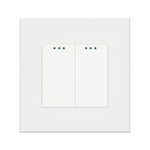 Load image into Gallery viewer, Two gang mechanical switch (white, plastic)