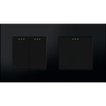 Load image into Gallery viewer, Two gang, one gang mechanical switch (black, plastic)