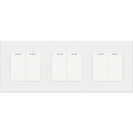 Load image into Gallery viewer, Two gang, two gang, two gang mechanical switch (white, plastic)