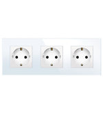 Laadige pilt galeriivaatajasse,Valge pistikupesa (EU)