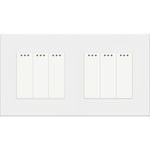 Load image into Gallery viewer, Three gang, three gang mechanical switch (white, plastic)