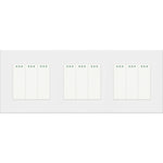 Load image into Gallery viewer, Three gang, three gang, three gang mechanical switch (white, plastic)