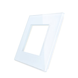 1 frame glass white