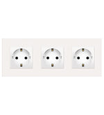 Laadige pilt galeriivaatajasse,Valge pistikupesa (EU)