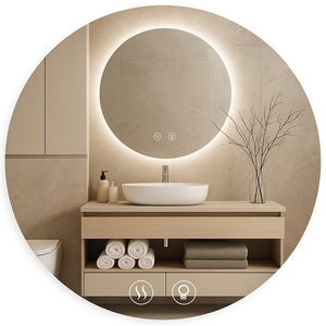 Modern LED Bathroom Mirror – 60 cm