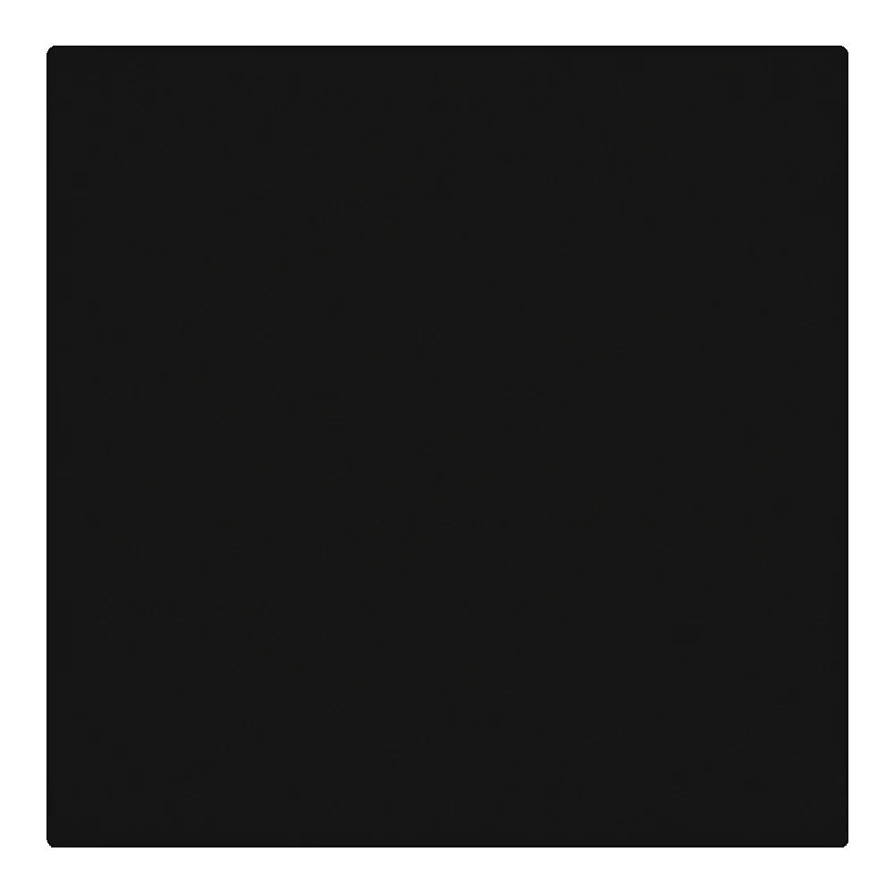 One gang, two way mechanical switch (black, without frames)