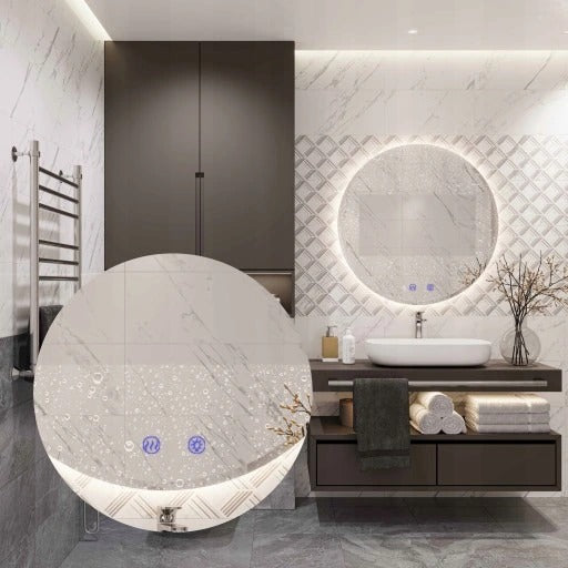 Modern LED Bathroom Mirror – 60 cm