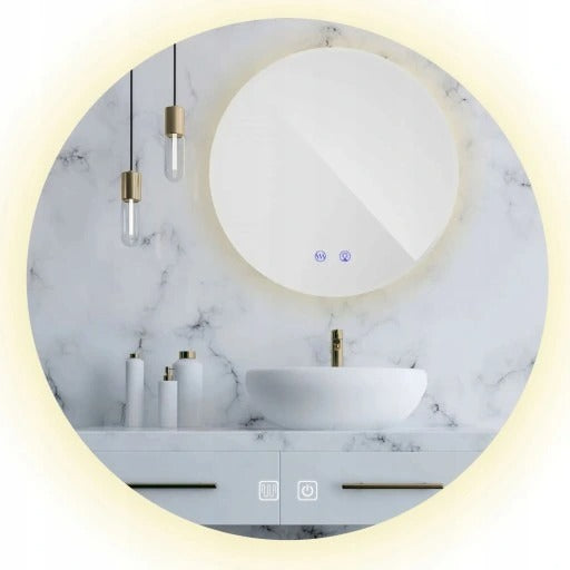 Modern LED Bathroom Mirror – 60 cm