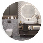 Cargue la imagen en el visor de la galería,Modern LED Bathroom Mirror – 60 cm
