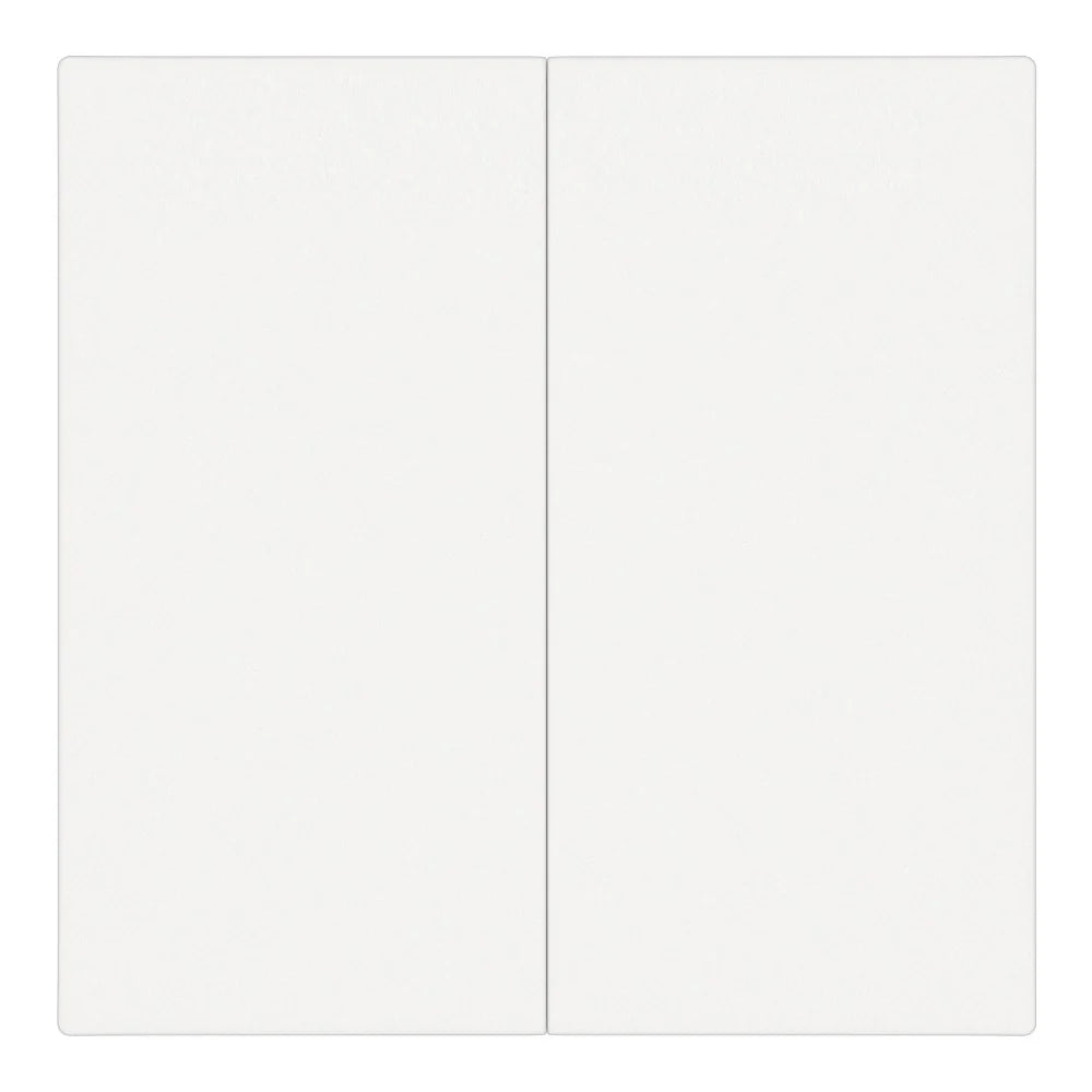 Two gang mechanical switch (white, without frames)