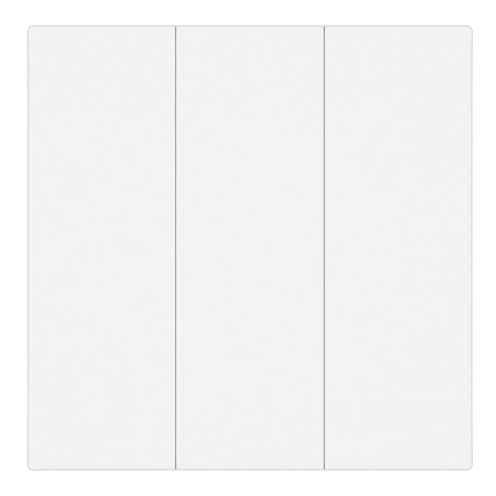 Three gang mechanical switch (white, without frames)