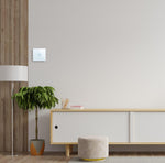 Laadige pilt galeriivaatajasse,One gang, one way wifi touch switch (white, glass) - Springswitches
