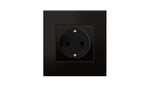 Load image into Gallery viewer, 1 frame socket, plastic, black (EU)
