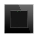 Load image into Gallery viewer, One gang mechanical switch (black, glass) - Springswitches
