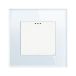 Cargue la imagen en el visor de la galería,One gang mechanical switch (white, glass) - Springswitches
