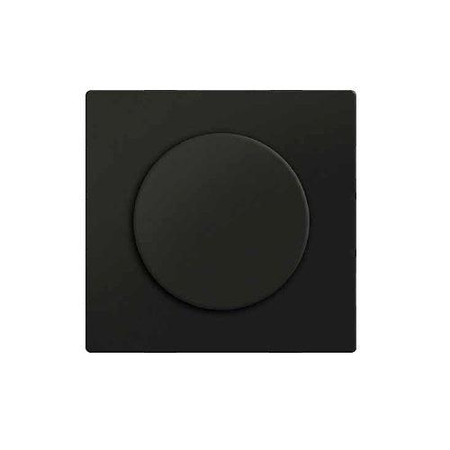 One gang mechanical switch, dimmer (black, without frames) - Springswitches
