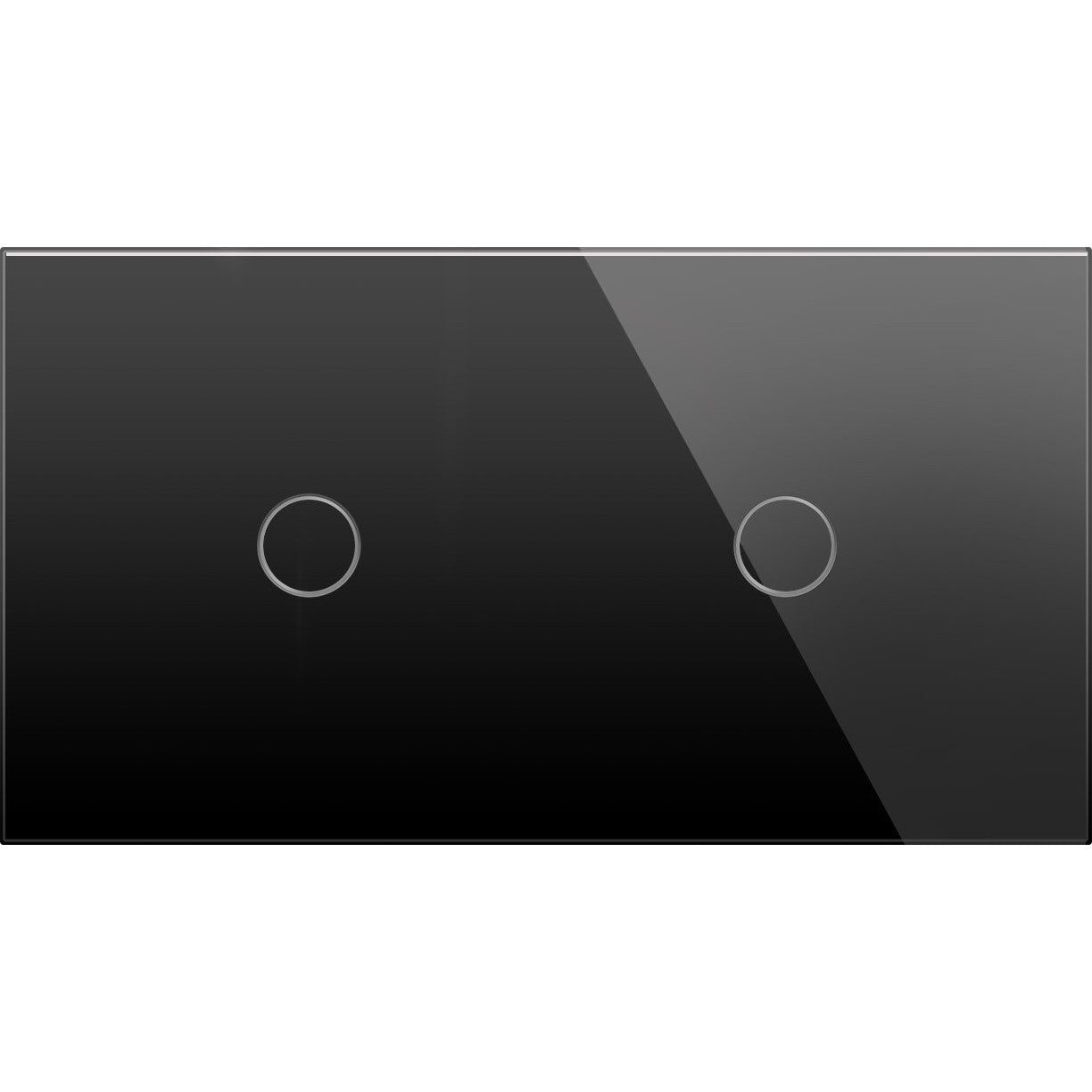 1 módulo 1 módulo panel de vidrio negro