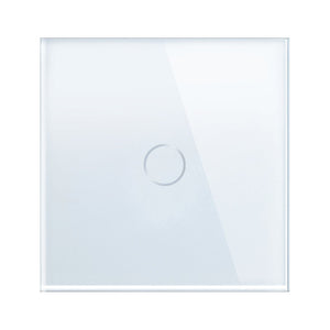 1 panel de vidrio blanco