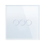 Load image into Gallery viewer, 3 gang glass panel white
