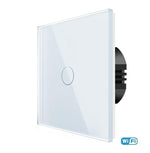 Laadige pilt galeriivaatajasse,One gang, one way wifi touch switch (white, glass) - Springswitches

