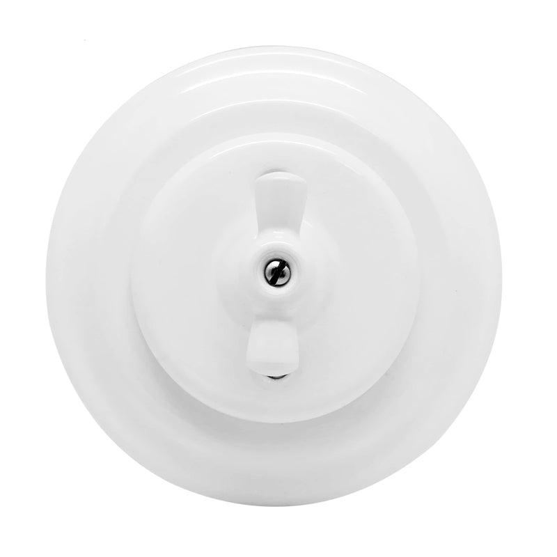 Porcelain switch (white) - Springswitches
